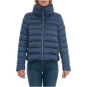 Save The Duck, Winterjas Blauw, Dames, Maat:L