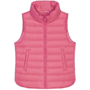 Marc O'Polo, Lichtgewicht gewatteerd vest met capuchon, regulier Roze, Dames, Maat:M