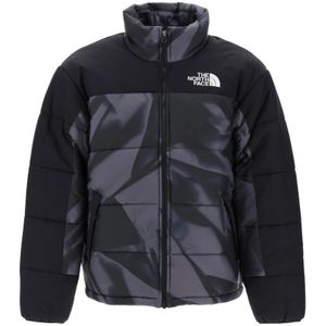 The North Face, Jassen, Heren, Zwart, M, Polyester, Korte Himalaya Donsjas