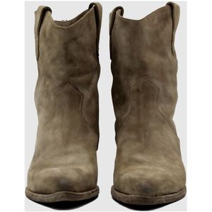 Elia Maurizi, Schoenen, Dames, Bruin, 37 EU, Leer, Cowboy Boots