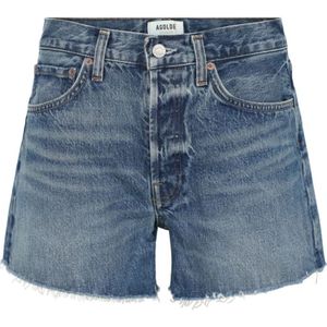 Agolde, Denim Shorts Blauw, Dames, Maat:W25