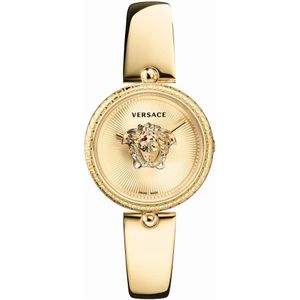 Versace, Palazzo Empire Goud Roestvrij Stalen Horloge Geel, Dames, Maat:ONE Size