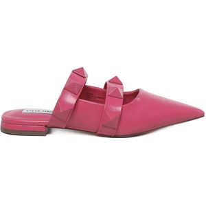 Steve Madden, Schoenen, Dames, Roze, 37 EU, Magenta Puntige Platte Schoenen