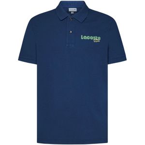 Lacoste, Polo Shirts Blauw, Heren, Maat:L