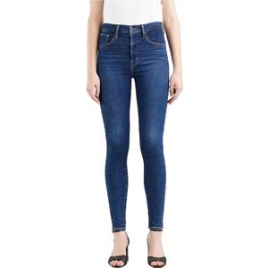 Levi's, Jeans, Dames, Blauw, W24 L30, Katoen, Skinny jeans