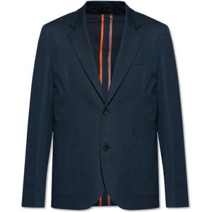 PS By Paul Smith, Blazer met zakken Blauw, Heren, Maat:L