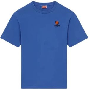 Kenzo, T-Shirts Blauw, Heren, Maat:M