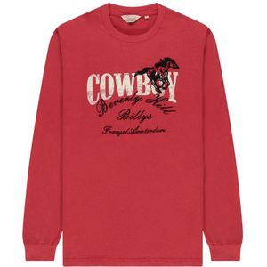 In Gold We Trust, Sweatshirts & Hoodies, Heren, Rood, S, Rode Paard Shirts Tops