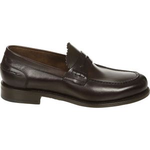 Berwick, Schoenen, Heren, Bruin, 40 EU, Leer, Bruine Leren Loafer Ss 23