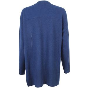 360Cashmere, Truien, Dames, Blauw, XS, Kasjmier, Comfortabele Navy Cashmere Cardigan