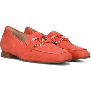 Hassia, Schoenen, Dames, Roze, 37 1/2 EU, Leer, Roze Leren Instappers Napoli Stijl