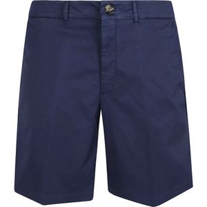 Brunello Cucinelli, Korte broeken, Heren, Blauw, M, Katoen, Comfortabele Bermuda Shorts voor Mannen