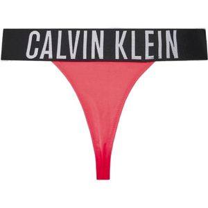 Calvin Klein, Ondergoed, Dames, Rood, M, Nylon, Lente/Zomer Dames Badpak Thong