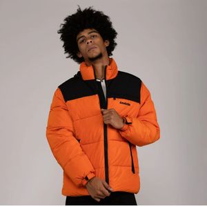 Invicta, Jassen, Heren, Oranje, S, Polyester, Mannen Winter Puffer Jas Rood