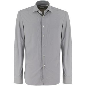 Xacus, Overhemden, Heren, Grijs, 4Xl, Elegante Formele Shirt met Japanse Technologie