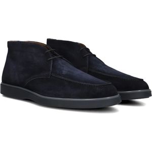 Magnanni, Schoenen, Heren, Blauw, 42 EU, Suède, Blauwe Suède Veterschoenen 25622