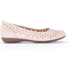 Gabor, Schoenen, Dames, Roze, 40 1/2 EU, Moderne Zomer Suede Ballerina