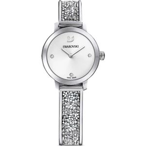 Swarovski, Accessoires, Dames, Grijs, ONE Size, Cosmic Rock Metalen Armband Horloge