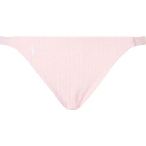 Ralph Lauren, Badkleding, Dames, Roze, M, Nylon, Roze Strandbikini Geborduurd Logo