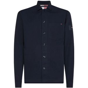 Tommy Hilfiger, Overhemden Blauw, Heren, Maat:S