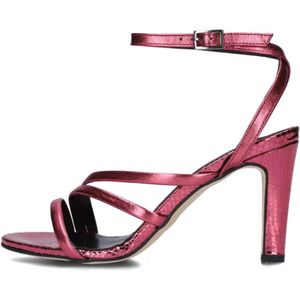 Notre-v, Schoenen, Dames, Roze, 43 EU, Leer, Dames Sandalen 27242