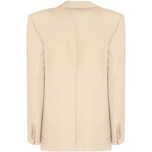 Stella McCartney, Jassen, Dames, Beige, S, Klassieke Reversjas