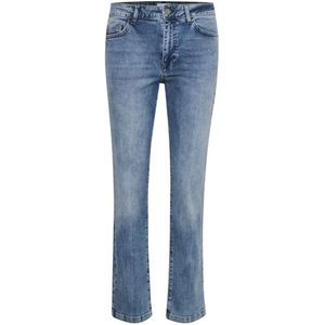 Saint Tropez, Jeans, Dames, Blauw, W31, Denim, Mollysz Mw Regular Jeans Lichtblauwe Denim