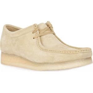 Clarks, Schoenen, unisex, Beige, 44 EU, Loafers Wallabee Maple