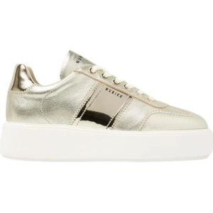 Nubikk, Goud Metallic Wing Sneaker Geel, Dames, Maat:36 EU