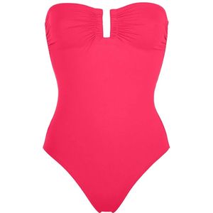 Eres, Strapless U Wired One-Piece Swimsuit Cassiopee Roze, Dames, Maat:S