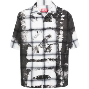 Diesel, Blouses & Shirts Veelkleurig, Heren, Maat:L