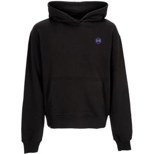 Dolly Noire, Woestijn Slang Lichtgewicht Hoodie Zwart Zwart, Heren, Maat:M