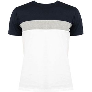 Geox, Tops, Heren, Wit, M, Katoen, Eenvoudig Ronde Hals T-shirt