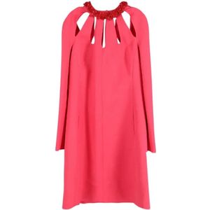 Valentino Vintage, Pre-owned Wool dresses Roze, Dames, Maat:M