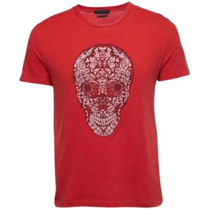 Alexander McQueen Pre-owned, Pre-owned, Dames, Rood, S, Katoen, Pre-owned Cotton tops