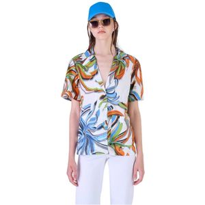 Silvian Heach, Blouses & Shirts, Dames, Veelkleurig, L, Katoen, Multicolor Fantasie Shirt