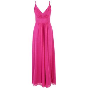 vera mont, Kleedjes, Dames, Roze, L, Tule, Glitter Maxi Jurk