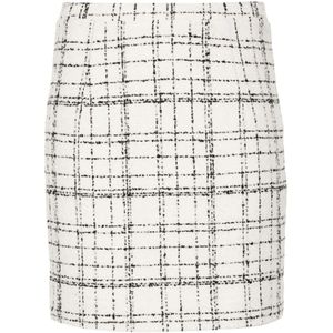 Iro, Rokken, Dames, Beige, XS, Tweed, Tweed Check Rok Beige