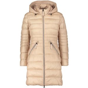 Betty Barclay, Jassen, Dames, Beige, XL, Gewatteerde jas met capuchon