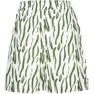 4Giveness, Witte en Groene Animal Print Bermuda Shorts Veelkleurig, Heren, Maat:XL