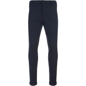 Dondup, Broeken, Heren, Blauw, W31, Blauwe Gaubert Slim Fit Broek