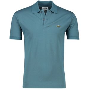 Lacoste, Tops, Heren, Blauw, S, Katoen, Klassieke Blauwe Polo Shirt