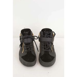 Giuseppe Zanotti Pre-owned, Pre-owned, Dames, Zwart, 39 EU, Leer, Pre-owned Leather sneakers