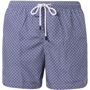 Barba, Blauwe Zee Kleding Elastische Taille Shorts Blauw, Heren, Maat:L