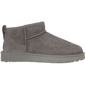 Ugg, Schoenen, Dames, Grijs, 38 EU, Grijze Enkellaarsjes Stijlvol Comfortabel