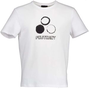 Peuterey, Tops, Heren, Wit, M, Katoen, Witte T-shirts