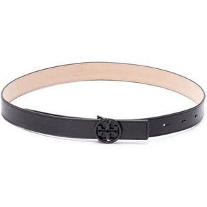 Tory Burch, Kristal versierde Riem Zwart, Dames, Maat:XS