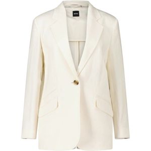 Hugo Boss, Blazers Beige, Dames, Maat:XS