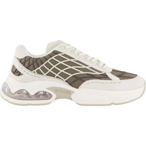 Mallet Footwear, Schoenen, Heren, Wit, 40 EU, Heren Neptun Dip Sneaker Wit/Beige