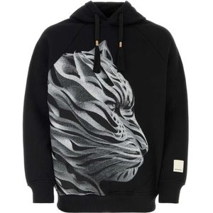 Emporio Armani, Hoodies Zwart, Heren, Maat:S